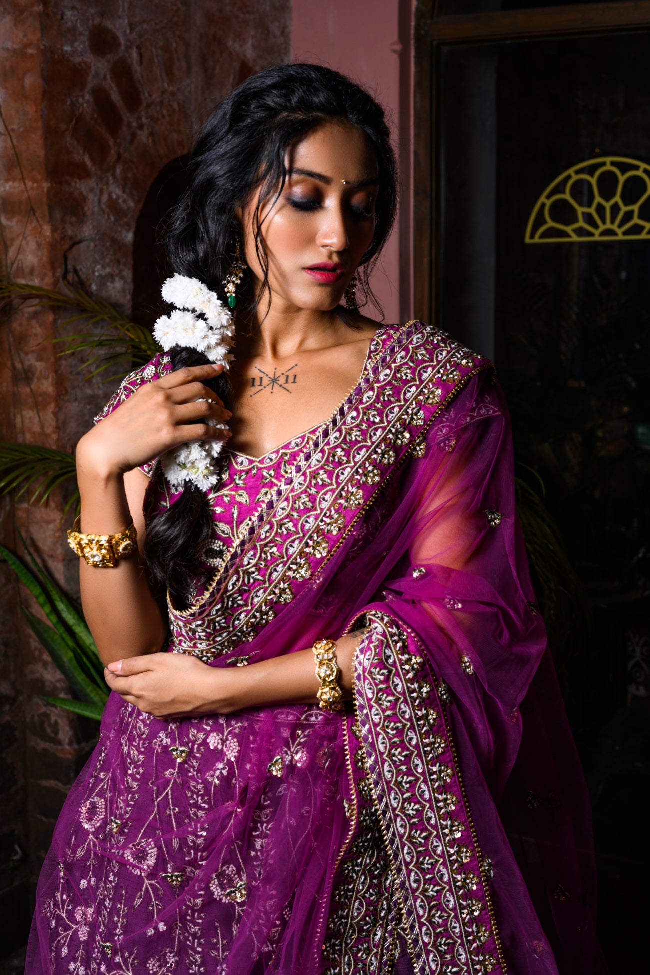 Purple Lehenga