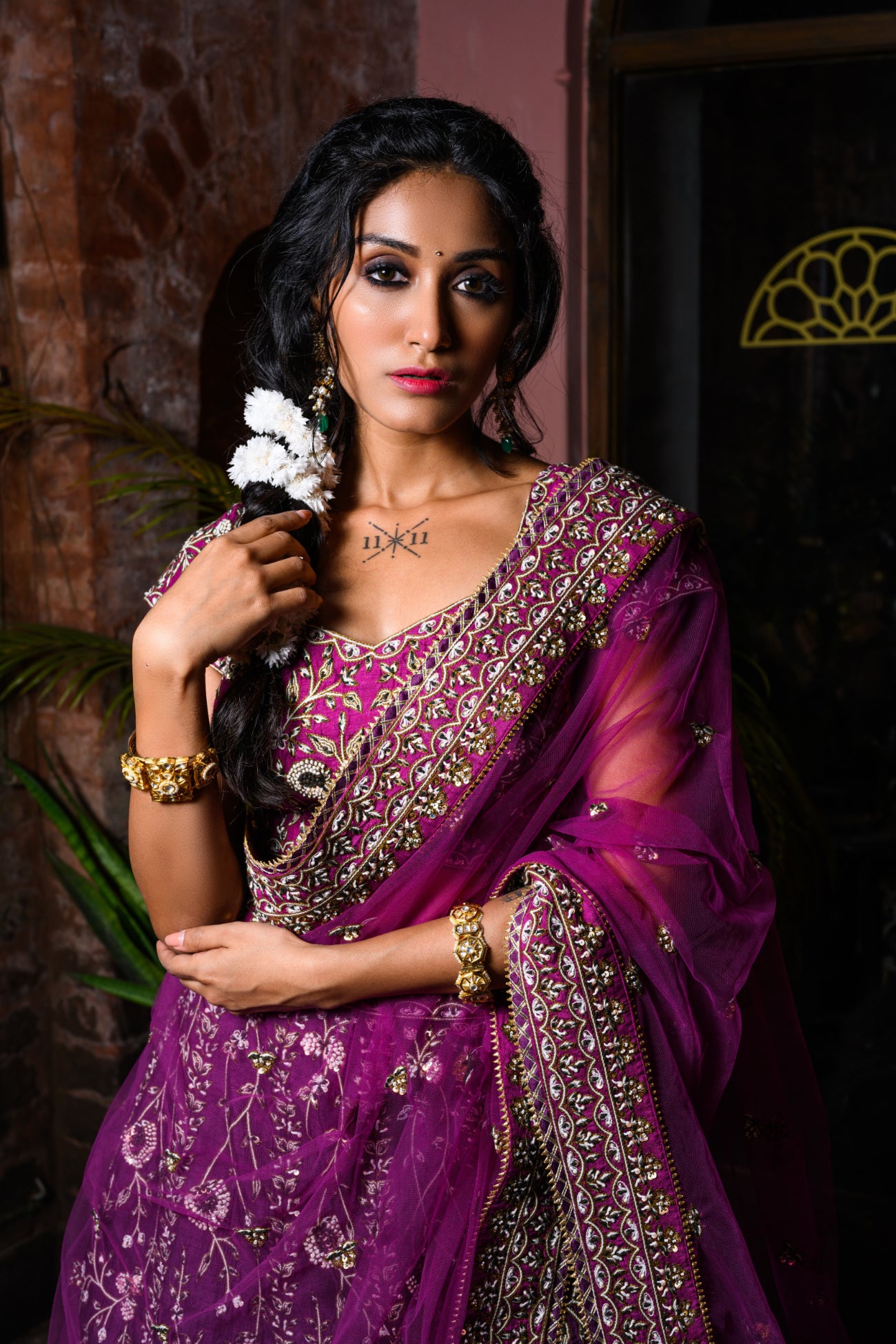 Purple Lehenga