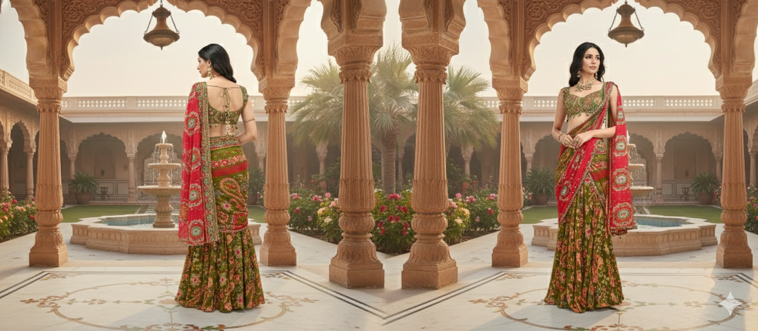 The Art of Presence in Designer Sarees by Juhi Bengani