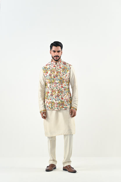 IVORY BLOOM HIGHLIGHTED BUNDI SET