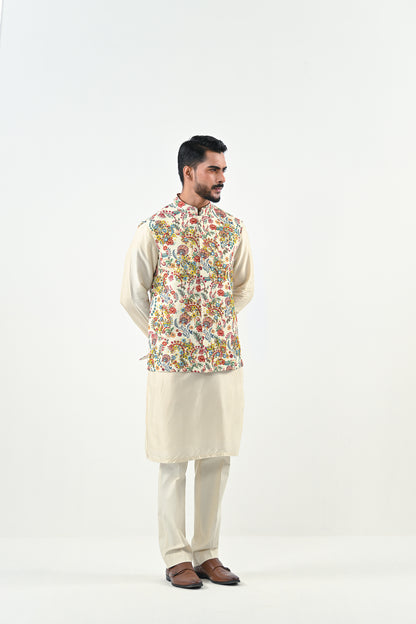 IVORY BLOOM HIGHLIGHTED BUNDI SET