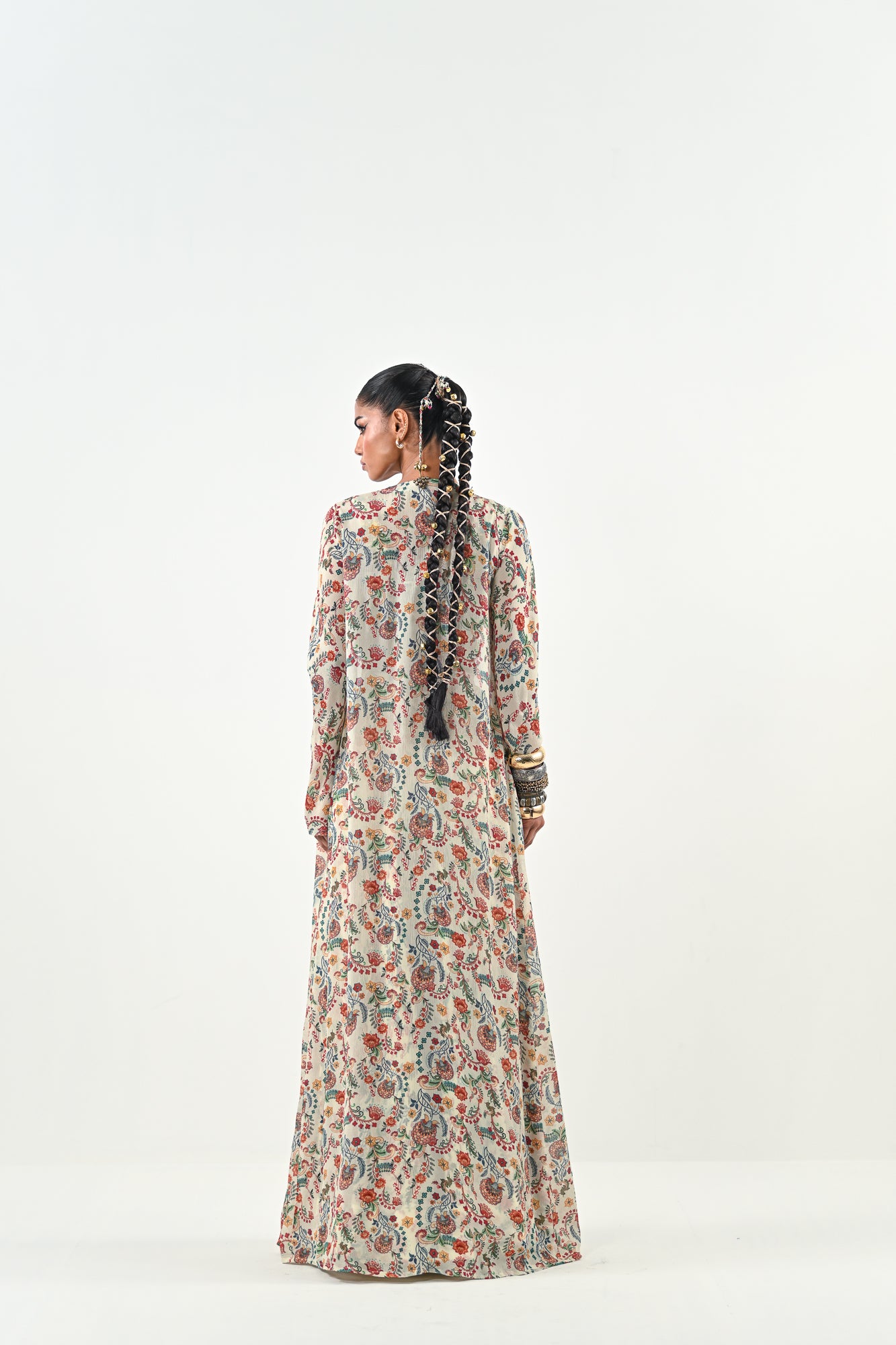 IB FLARED PANT EMBROIDERED JACKET SET