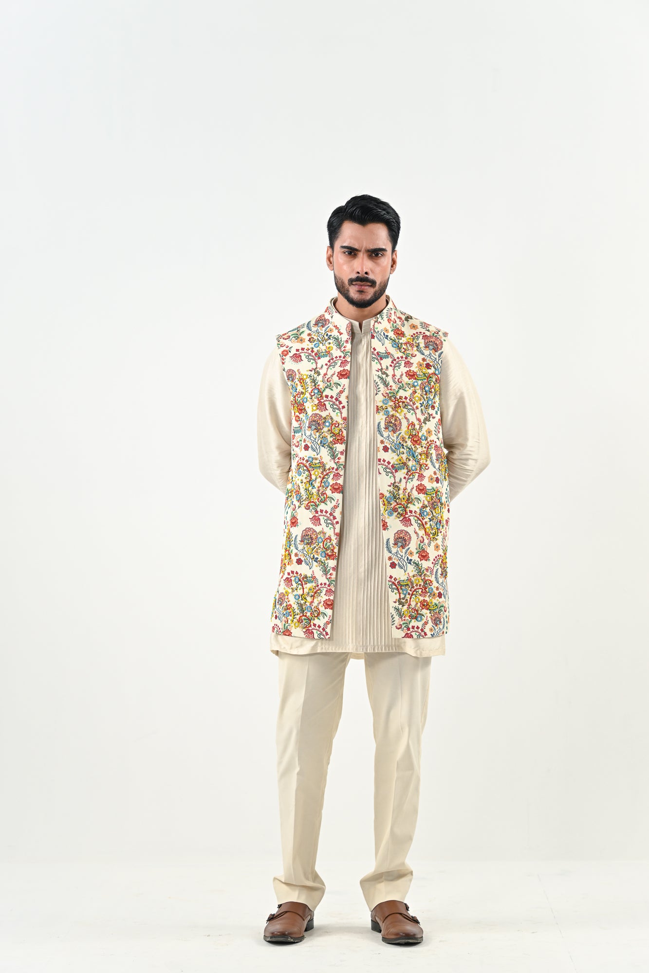 IB HIGHLIGHTED HALF JACKET SET