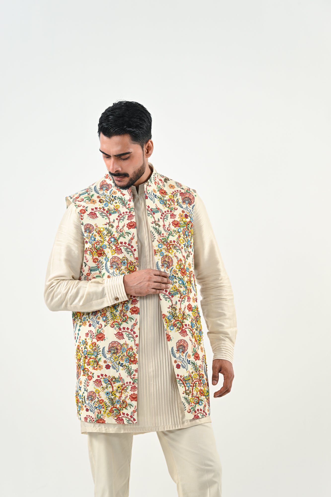 IB HIGHLIGHTED HALF JACKET SET