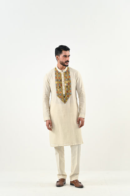 IB EMBROIDERED KURTA SET