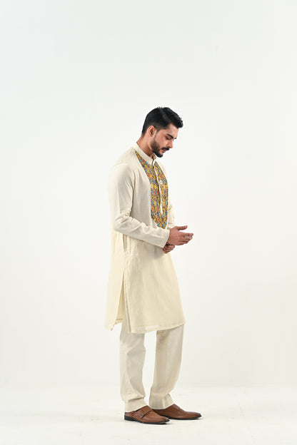 IB EMBROIDERED KURTA SET