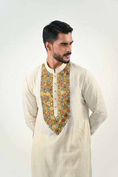 IB EMBROIDERED KURTA SET