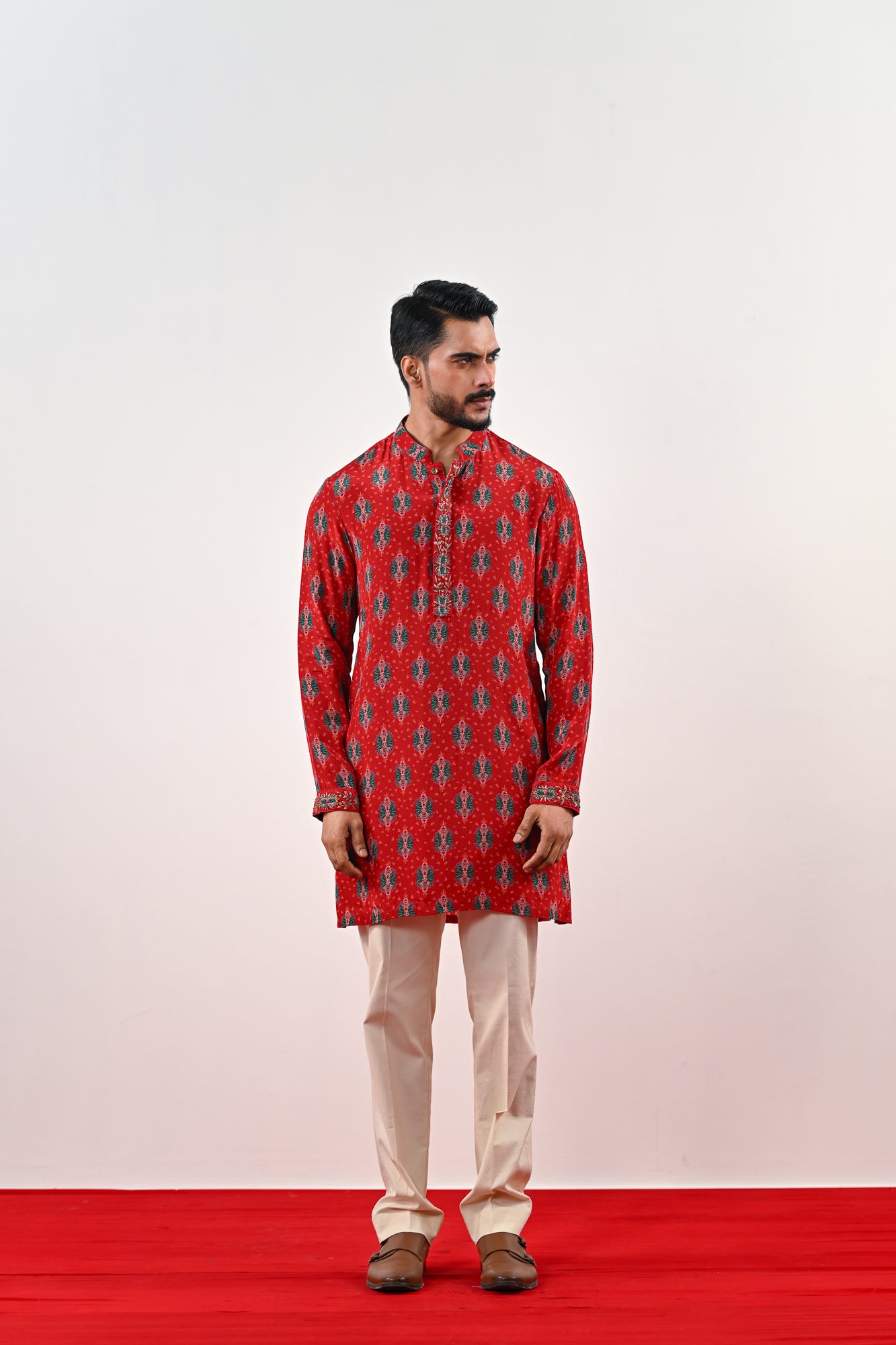 S PRINTED KURTA SET