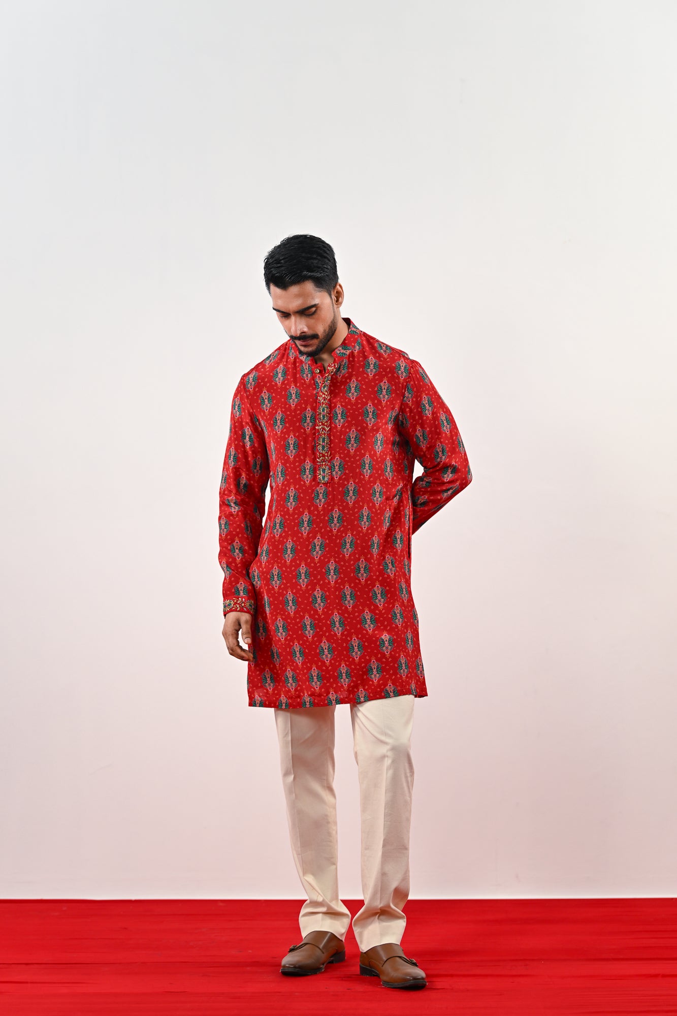 S PRINTED KURTA SET