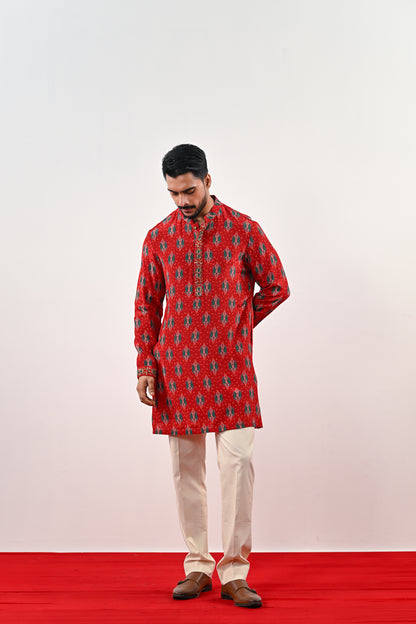 S PRINTED KURTA SET