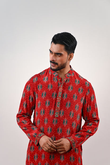 S PRINTED KURTA SET