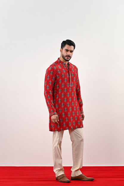 S PRINTED KURTA SET