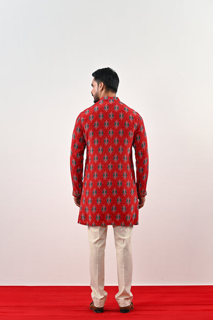 S PRINTED KURTA SET