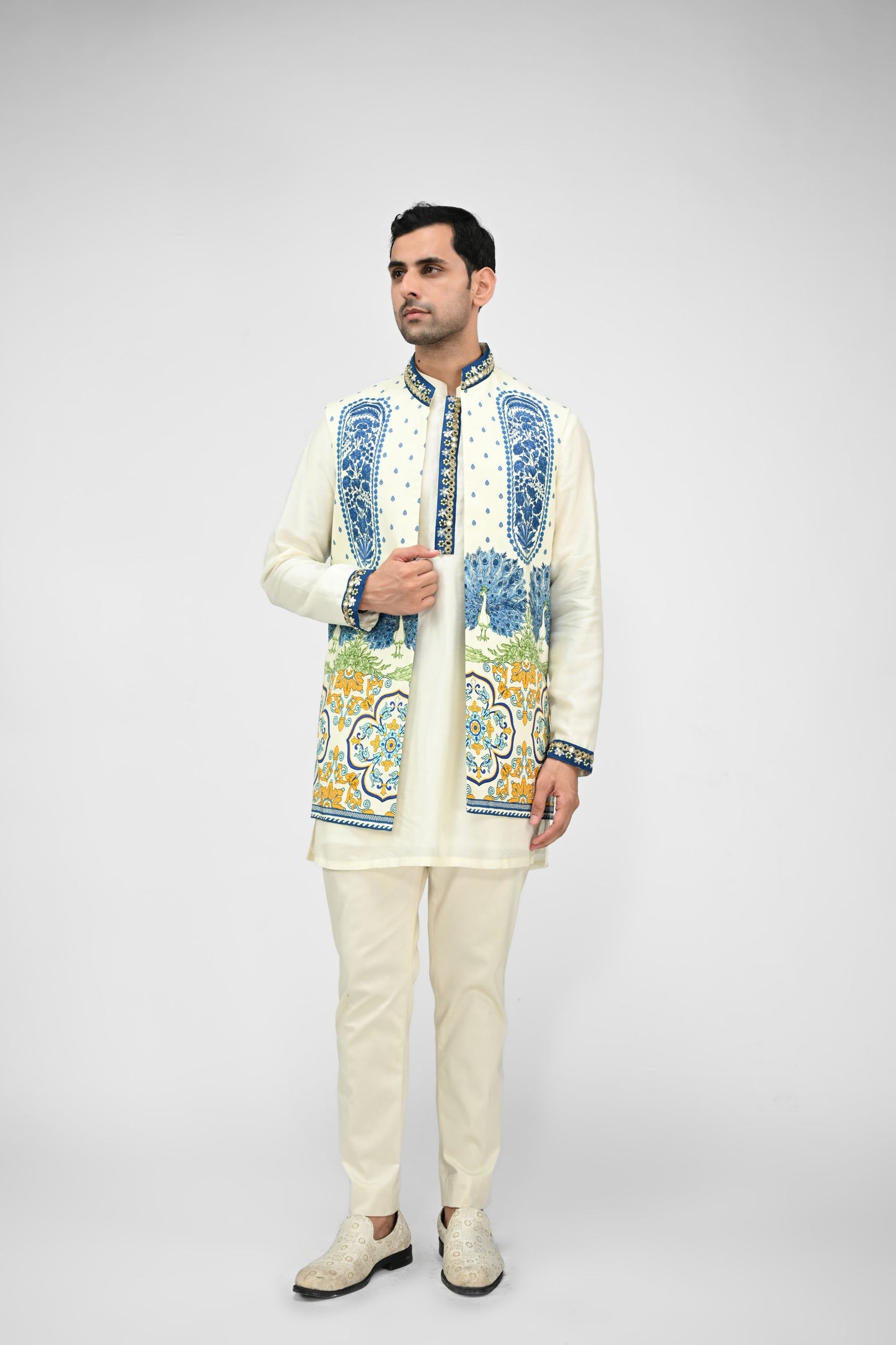 Royal Peacock Half Jacket