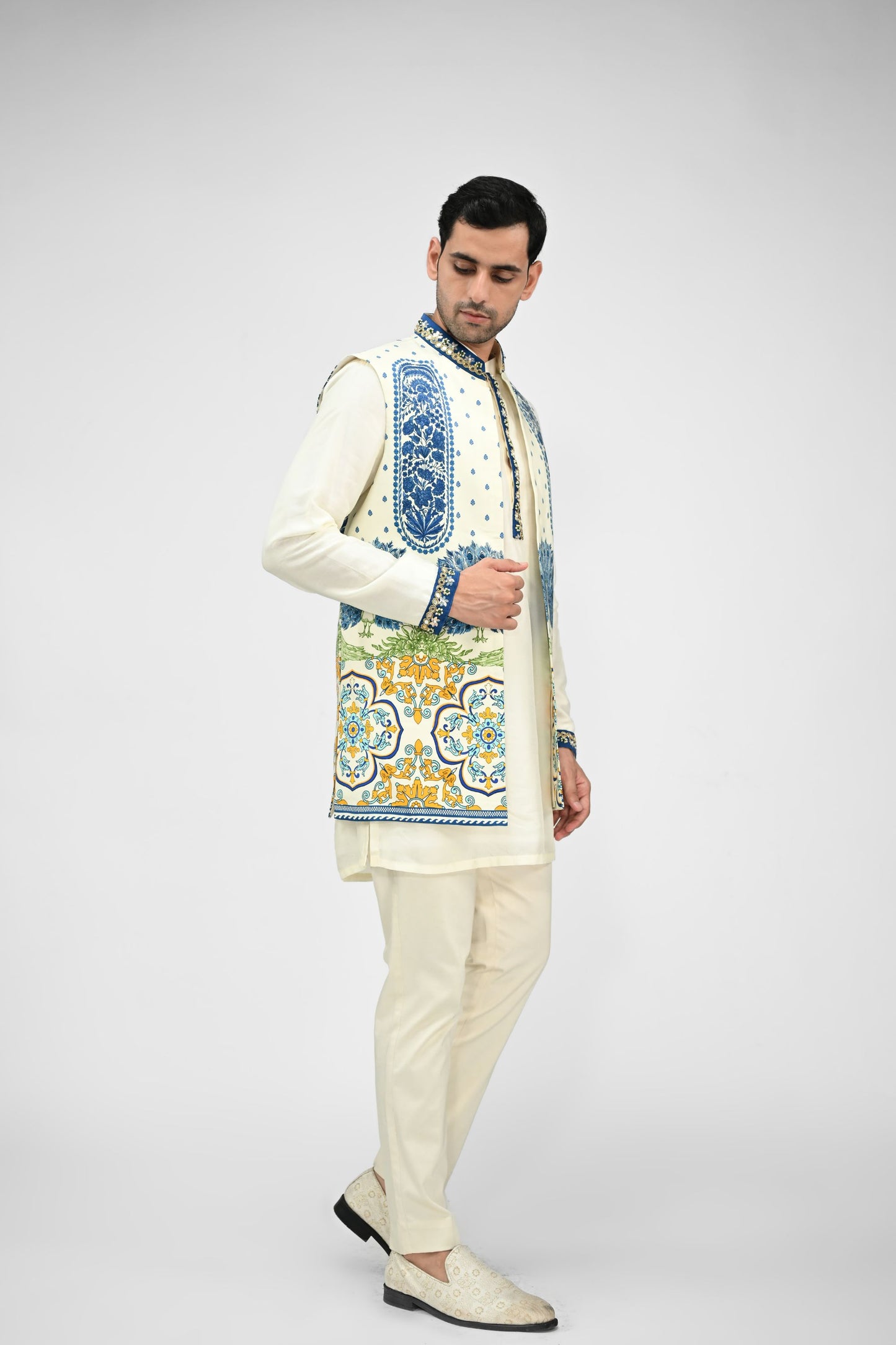 Royal Peacock Half Jacket