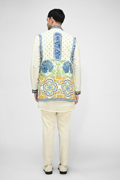 Royal Peacock Half Jacket