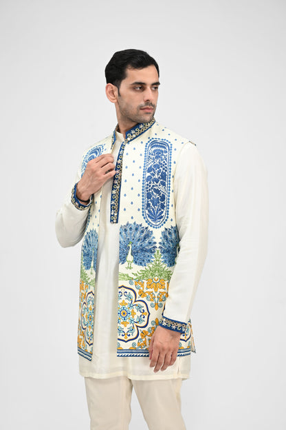 Royal Peacock Half Jacket