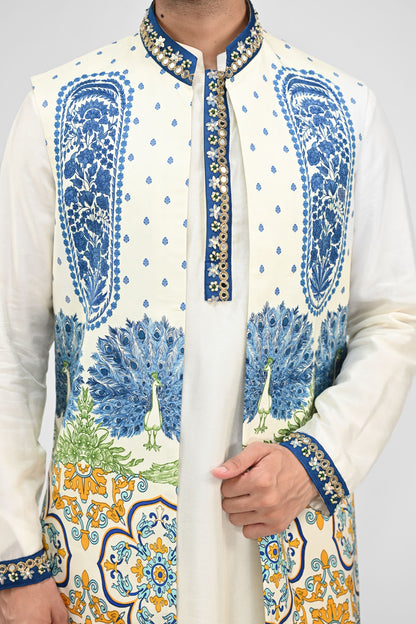 Royal Peacock Half Jacket