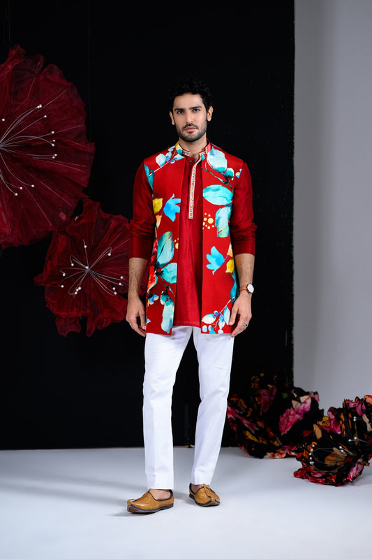 Our Peony Bundi with Kurta