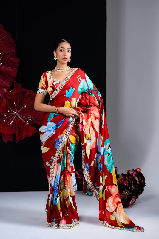 Our Peony Saree
