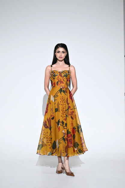 SCARLET BUTTERFLY DRESS