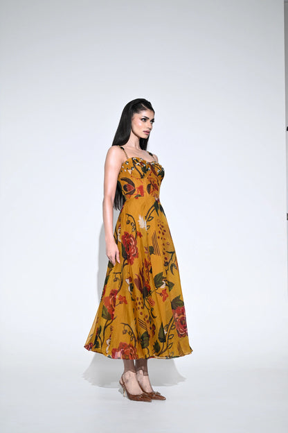 SCARLET BUTTERFLY DRESS