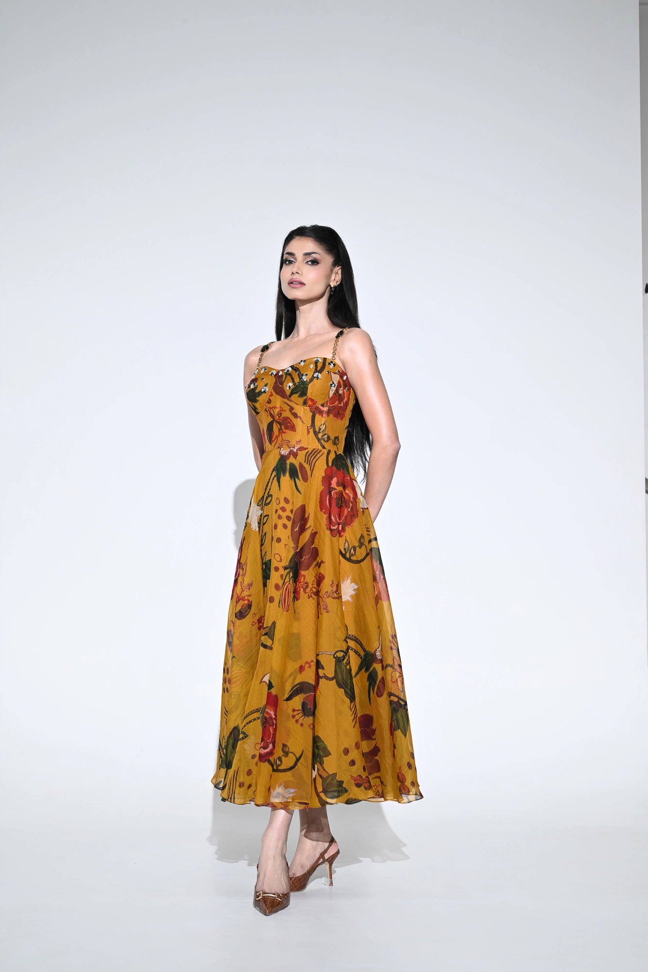 SCARLET BUTTERFLY DRESS