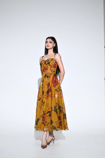 SCARLET BUTTERFLY DRESS