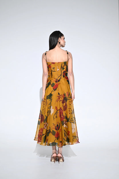 SCARLET BUTTERFLY DRESS