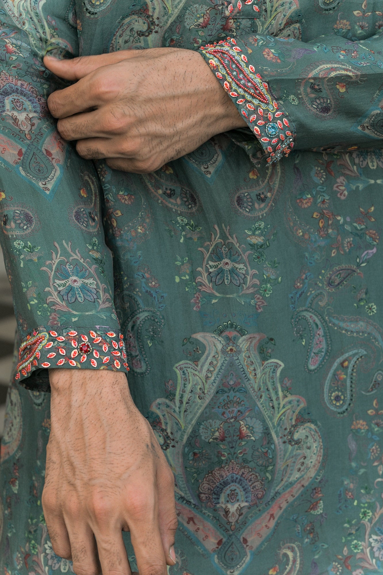 IRIS MIST KURTA STRAIGHT PANT SET