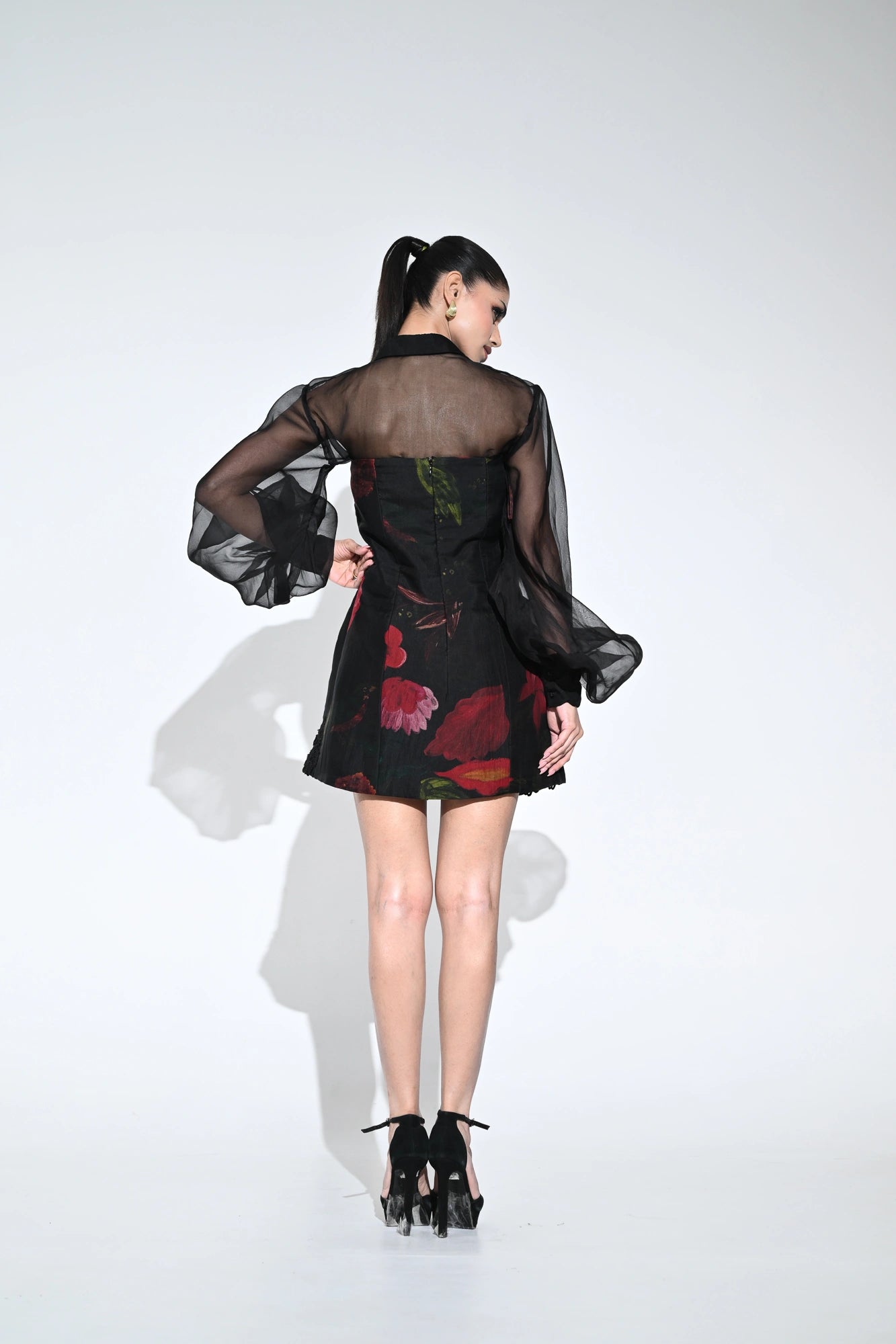 VIOLET BLOOM DOLL DRESS PLEATED