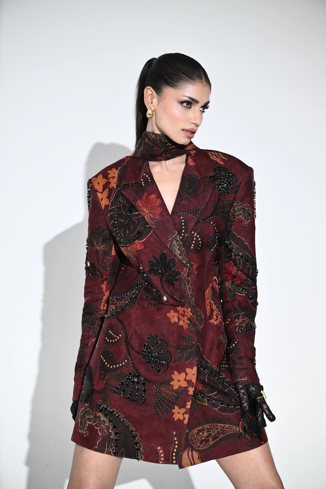 BLOOD RUBY BLAZER DRESS