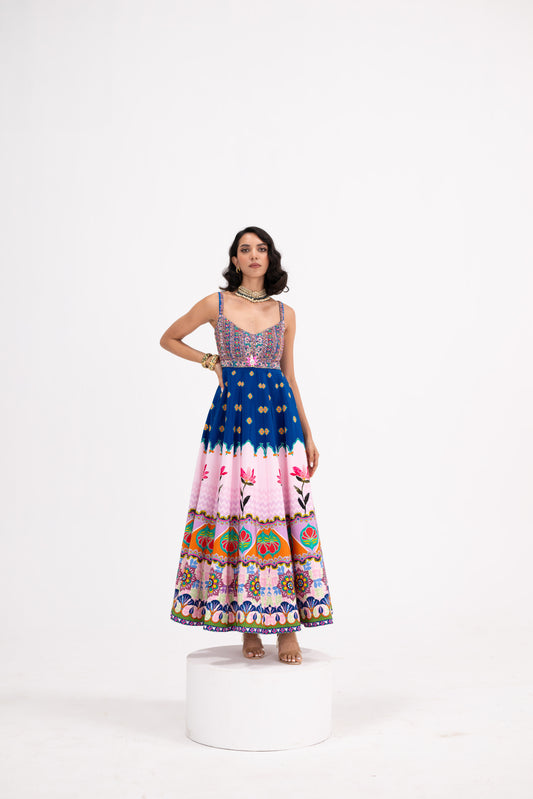 Blue Lotus Kalidar Dress