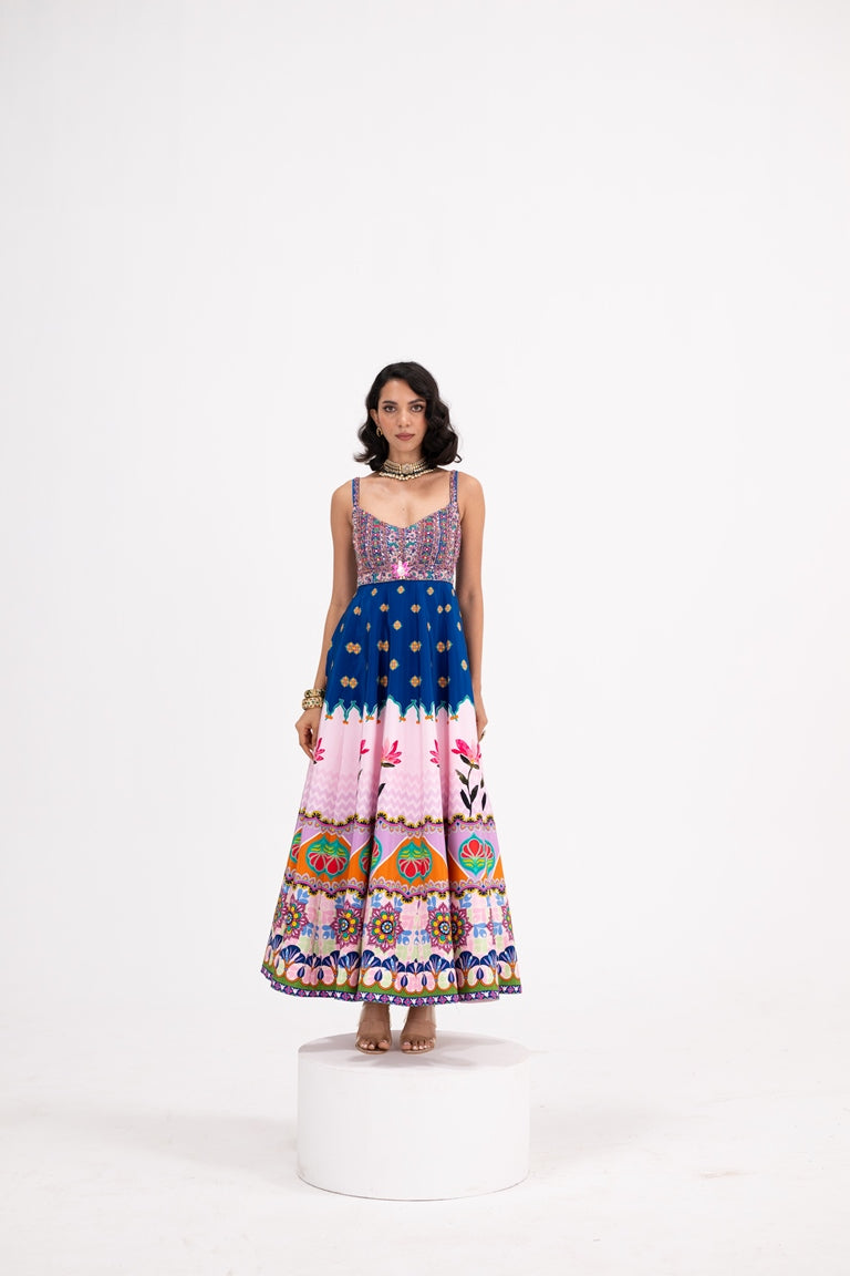 Blue Lotus Kalidar Dress