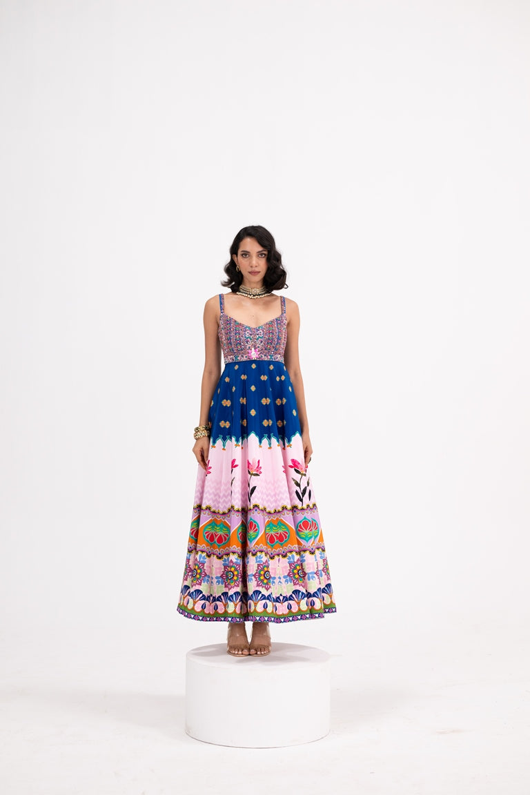 Blue Lotus Kalidar Dress