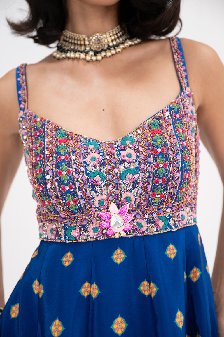 Blue Lotus Kalidar Dress