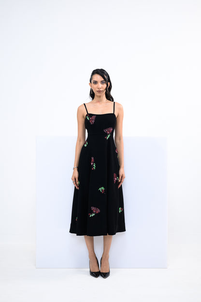 FLORAL PANEL DRESS