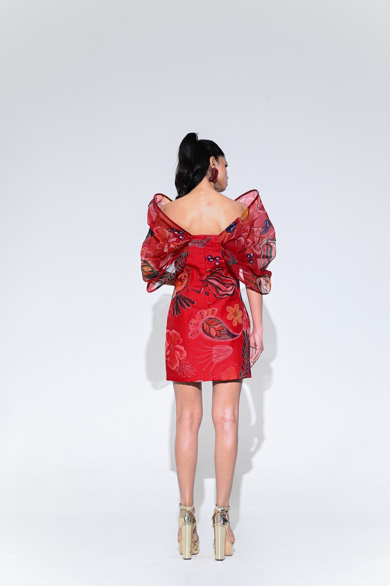 SCARLET BUTTERFLY DRESS