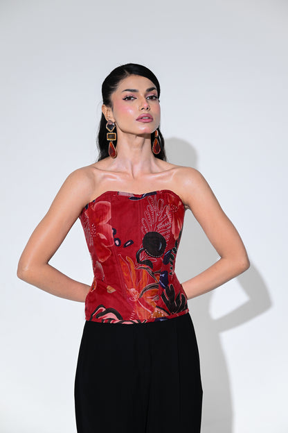 SCARLET CORSET SET