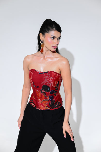 SCARLET CORSET SET