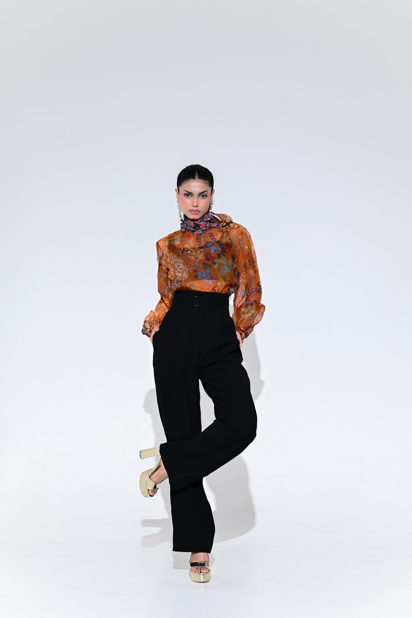 AMBER BLOOM SHIRT PANT SET