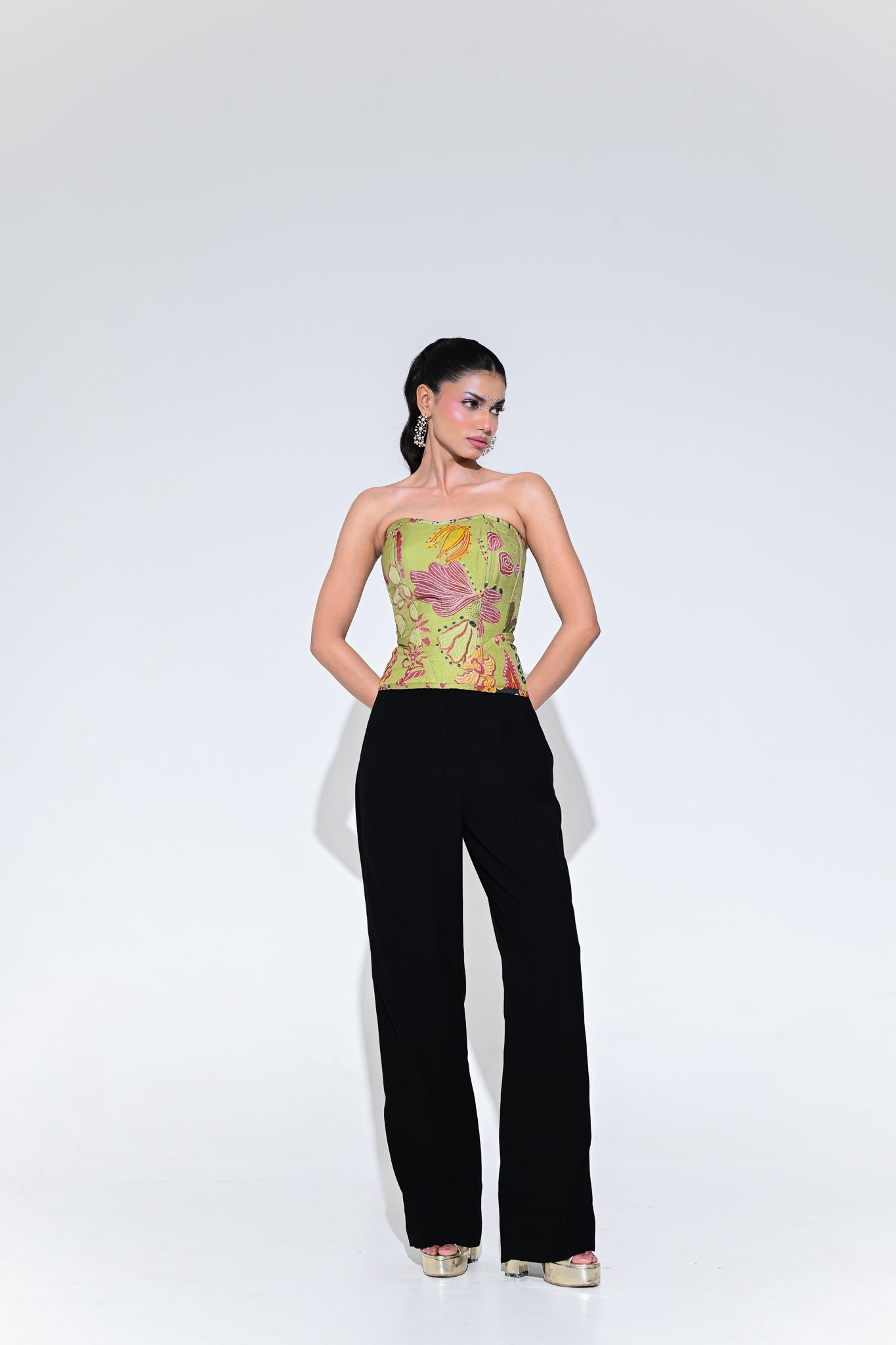 OLIVE BLOOM CORSET
