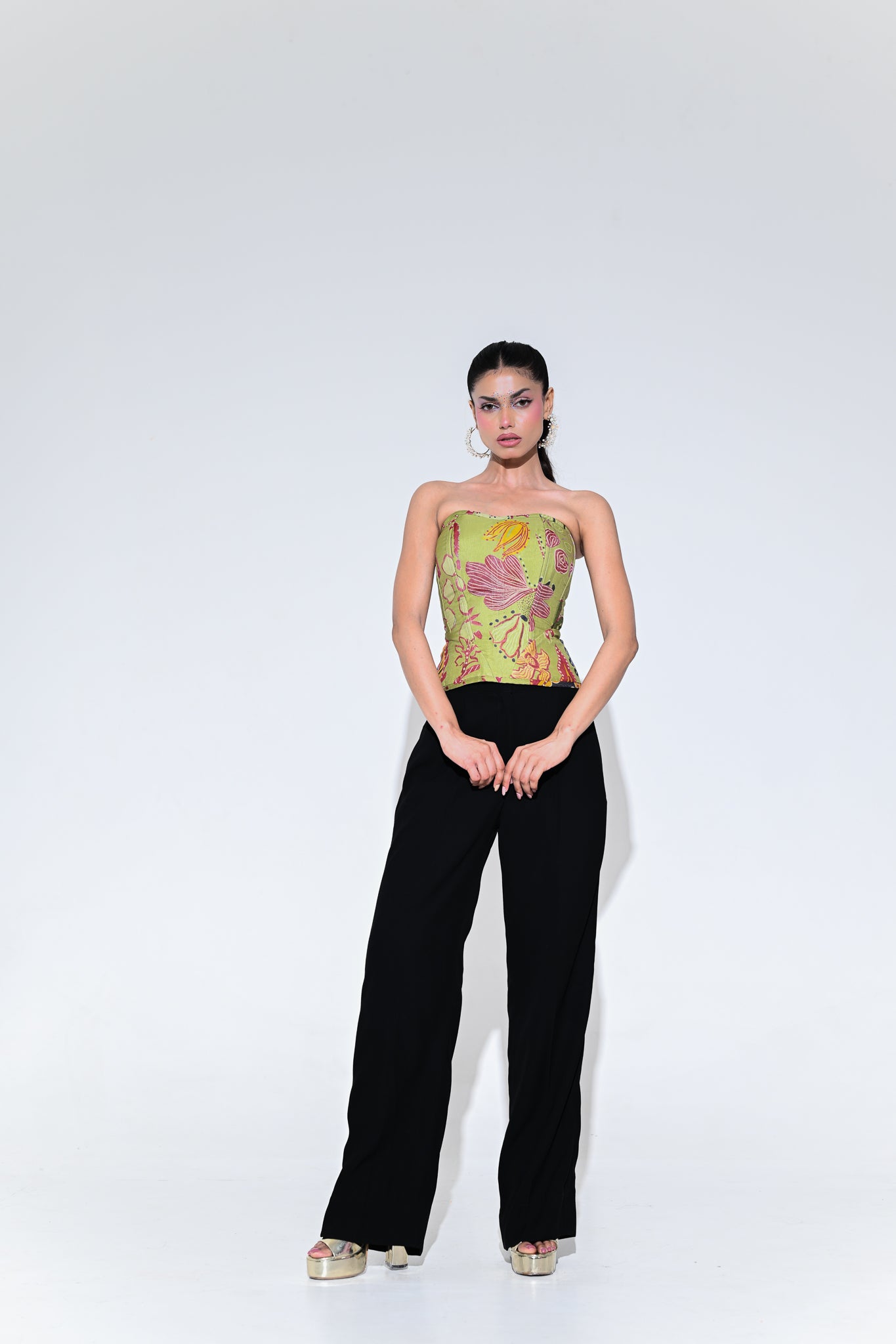 OLIVE BLOOM CORSET