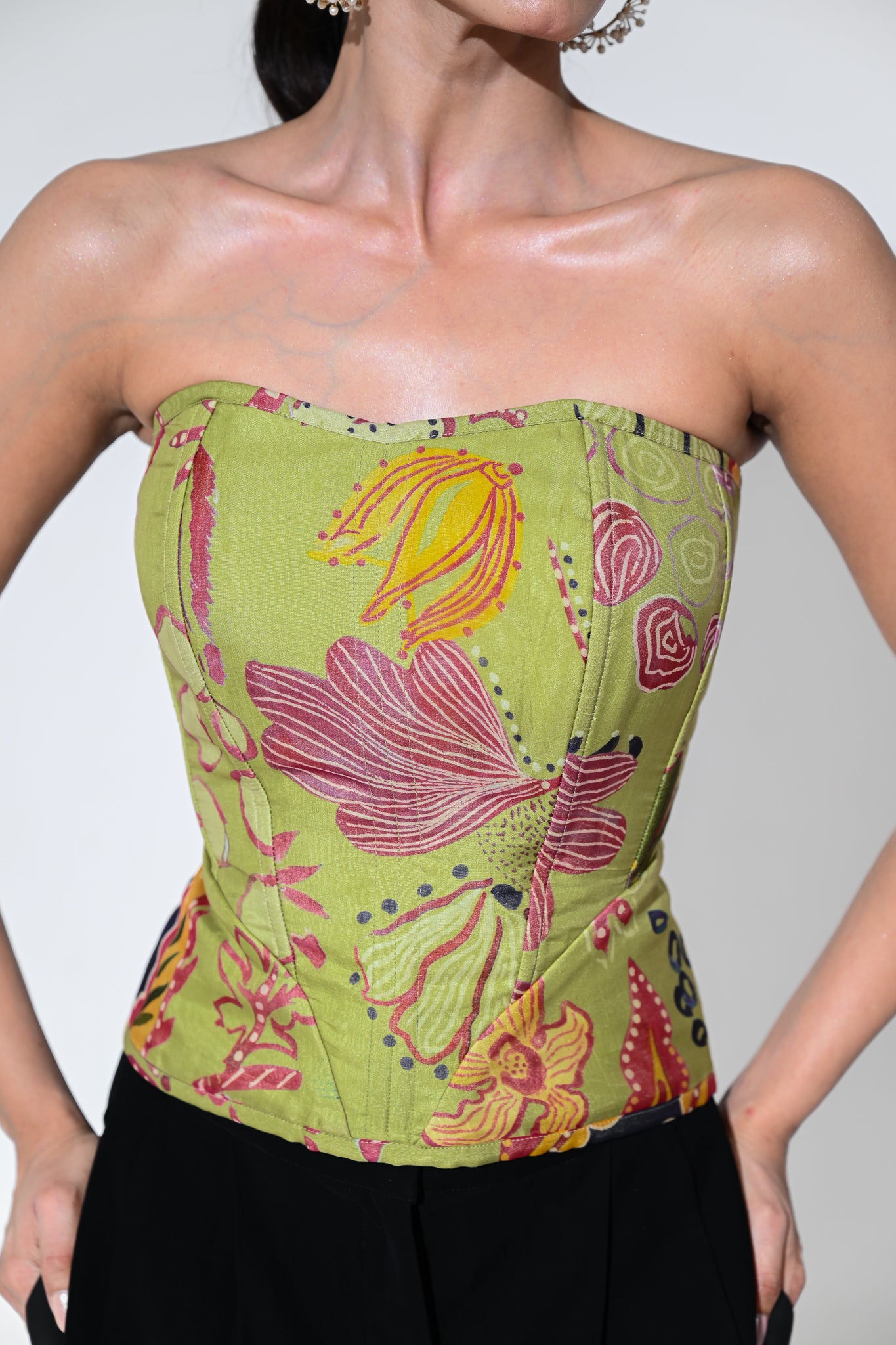 OLIVE BLOOM CORSET