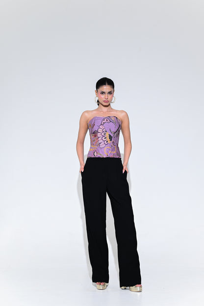 VIOLET BLOOM CORSET SET
