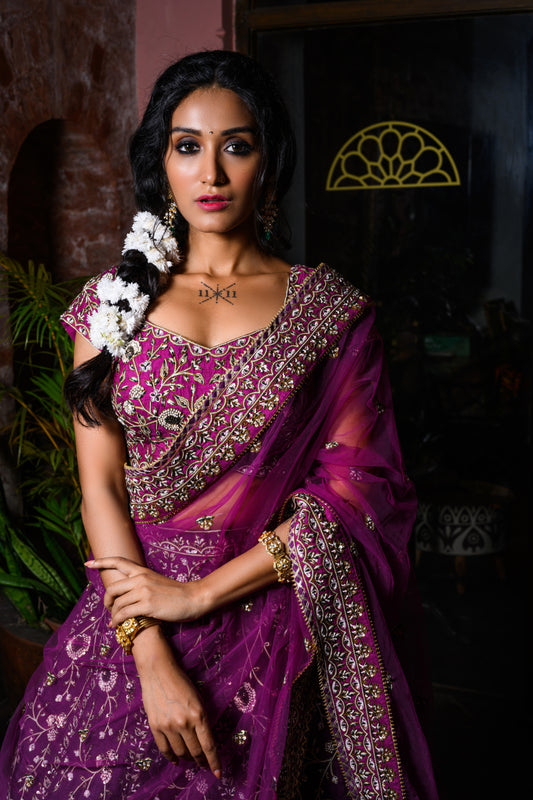 Purple Lehenga